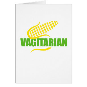 Vag-itarian Hälsningskort