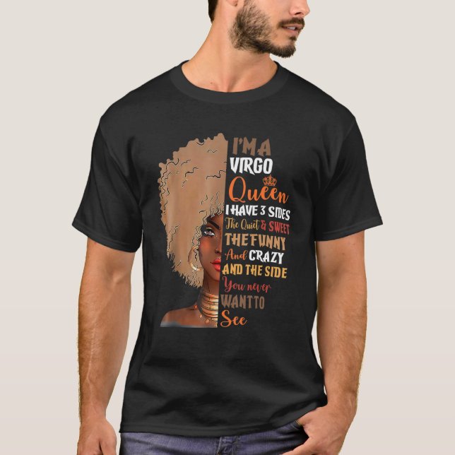 Våg-kön föds i augusti i Afrika T Shirt (Framsida)