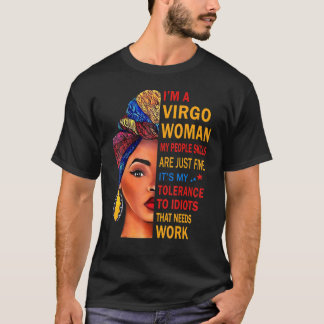 Våg Kvinna mitt folk kompetens födelsedag Våg Zodi T Shirt