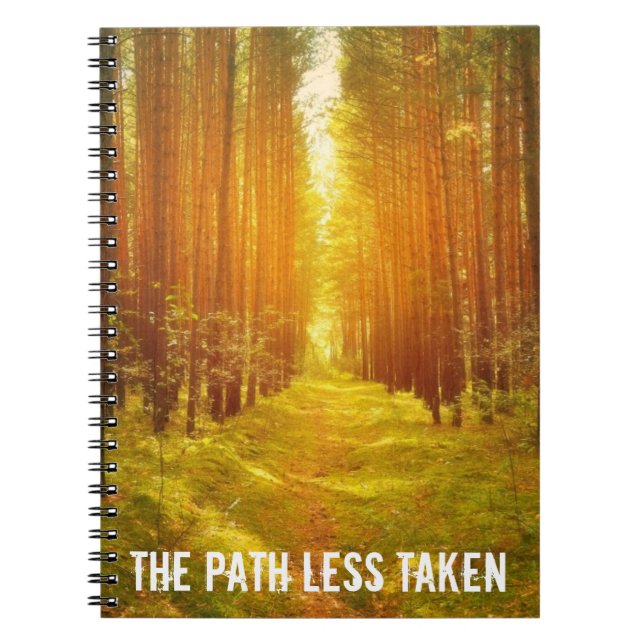 Väg Less Taken Anteckningsbok (Framsidan)