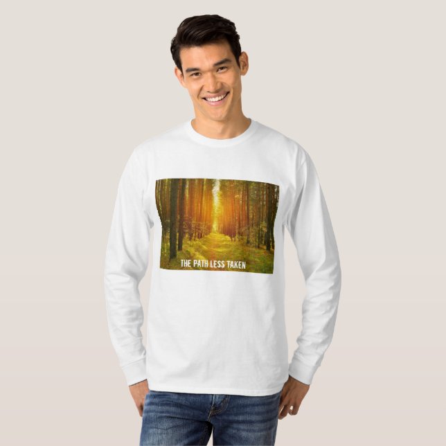 Väg Less Taken T-shirt (Hel framsida)