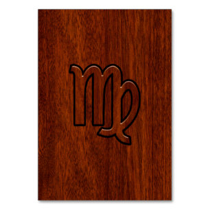 Våg Logga in på Mahogany wood stil Bordsnummer