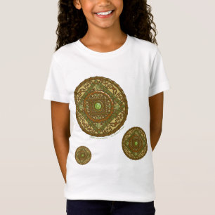 Våg Mandala Barn och Baby Light Shirt T