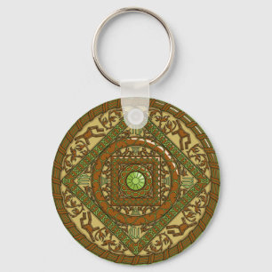 Våg Mandala Keychain Nyckelring