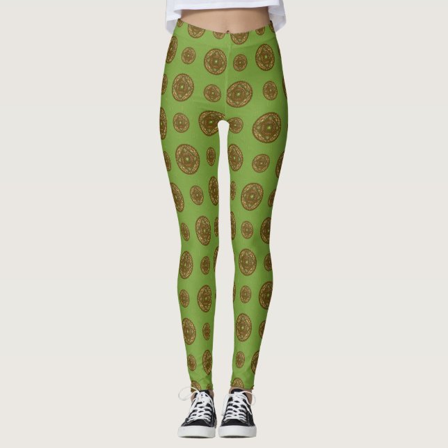 Våg Mandala Leggings (Framsida)