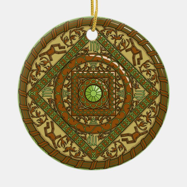 Våg Mandala Ornament (Framsidan)