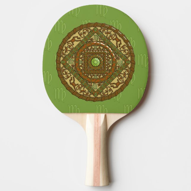 Våg Mandala Ping Pong Paddle Pingisracket (Framsidan)