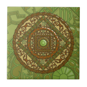 Våg Mandala Tile Kakelplatta