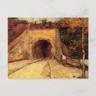 Väg med undergångsviadukt av Vincent van Gogh Vykort