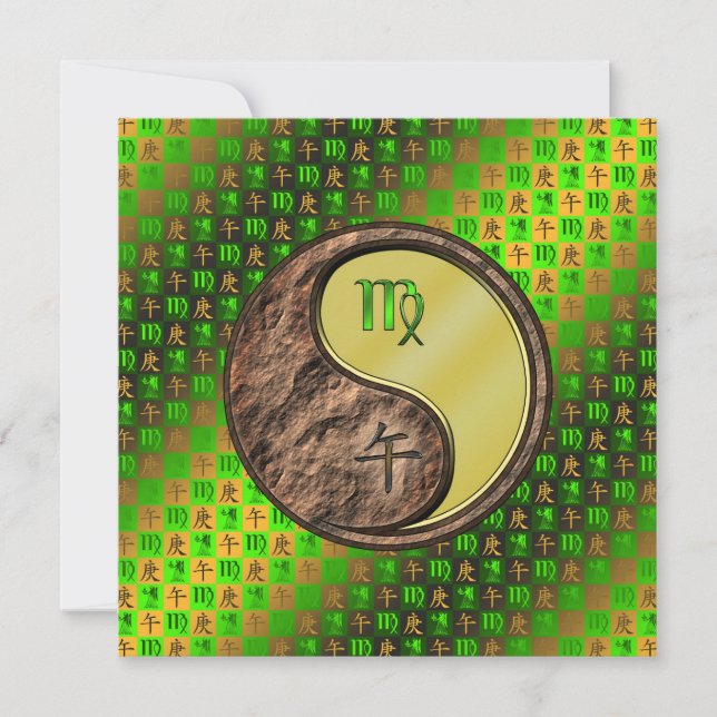 Våg & Metall Horse Kort (Framsida)