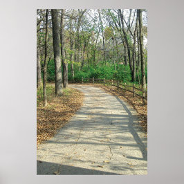 Väg - mindre resande fotoutskrift poster