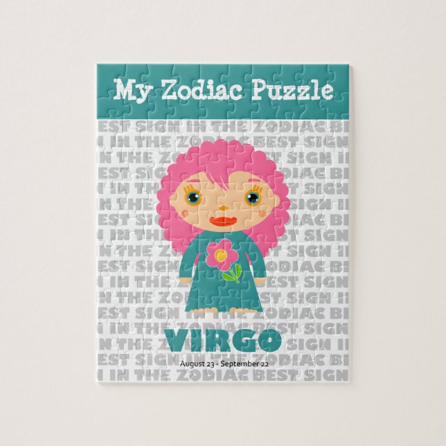 Våg, mitt Zodiac Puzzle Pussel (Vertikal)