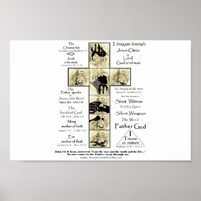 Väg mot Gud av tro gult kor bilder Poster (Framsidan)