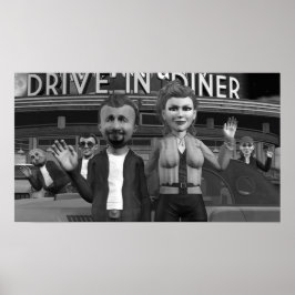 Våg mot kameran - liten Poster