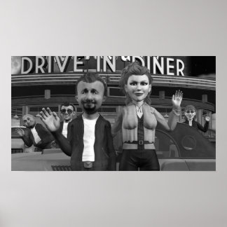 Våg mot kameran - liten Poster