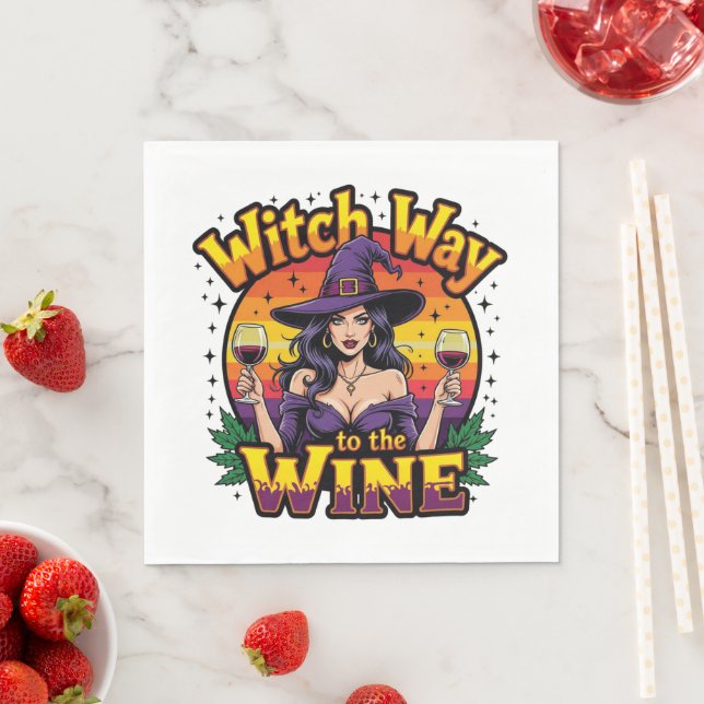 Väg mot Vin Pappersservett (Insitu)