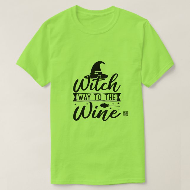 Väg mot Vin T Shirt (Design framsida)