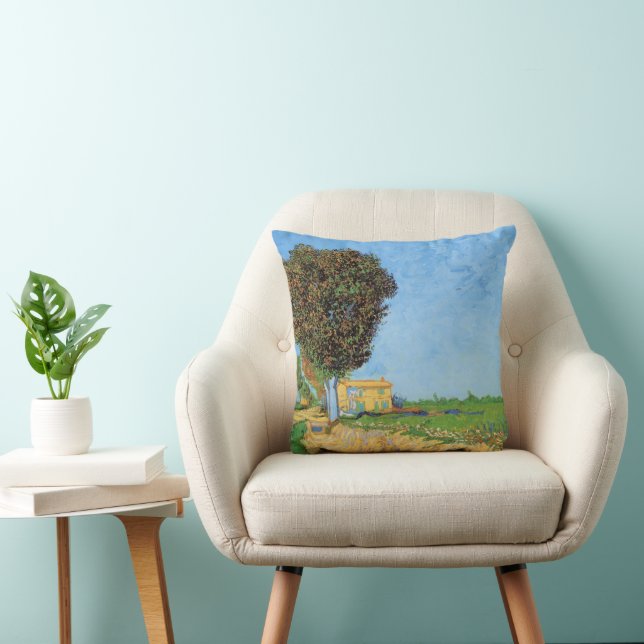 Väg nära Arles av Vincent van Gogh Kudde (Stol)