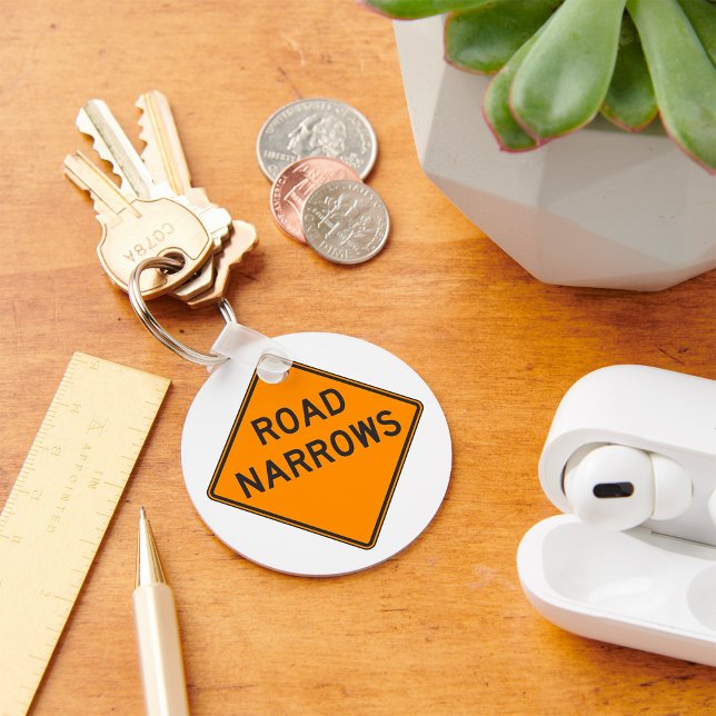 Väg - Narrows Road Sign Keychain Nyckelring (Skapare uppladdad)