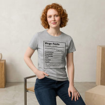 Våg Nutrition Fact Zodiac T-Shirt