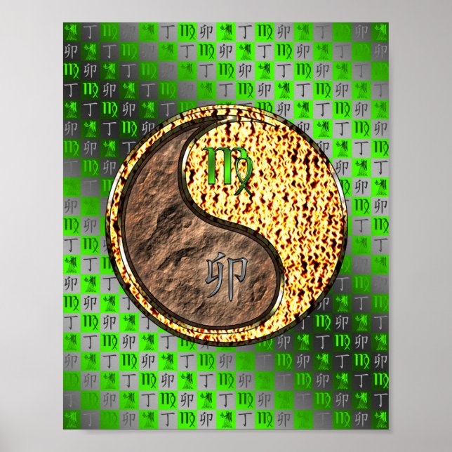 Våg och brandkanin poster (Framsidan)