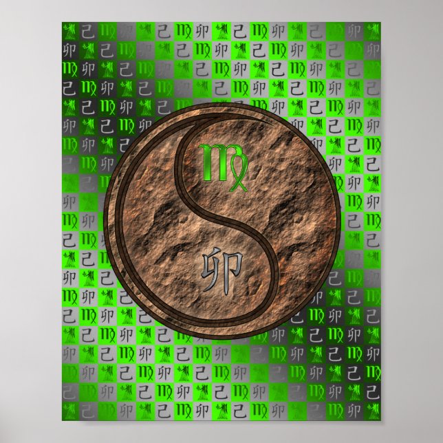 Våg och jordkanin poster (Framsidan)