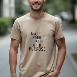 Väg och Syfte - minimal inspirationsoffert T Shirt
