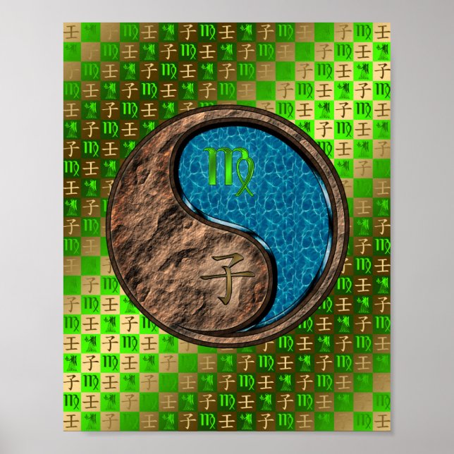 Våg och Vatten Råtta Poster (Framsidan)