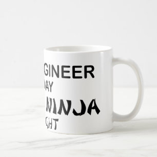 Väg-och vattenbyggnadsingenjör dödliga Ninja vi Kaffemugg