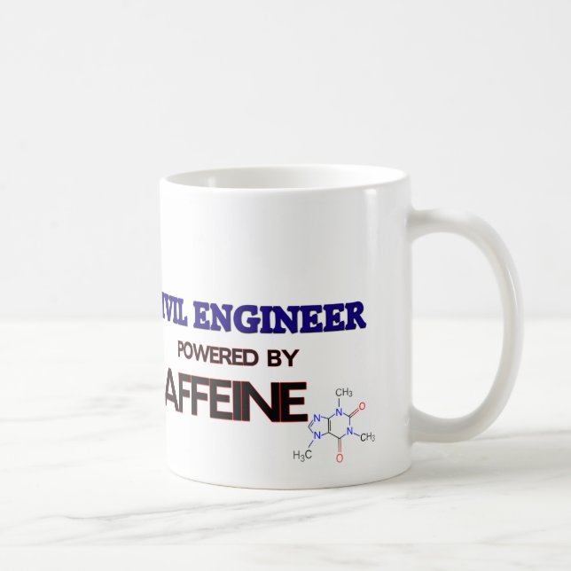 Väg-och vattenbyggnadsingenjör som drivas av kaffemugg (Höger)