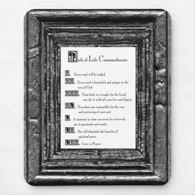 Väg of Life Commandations Musmatta (Framsidan)