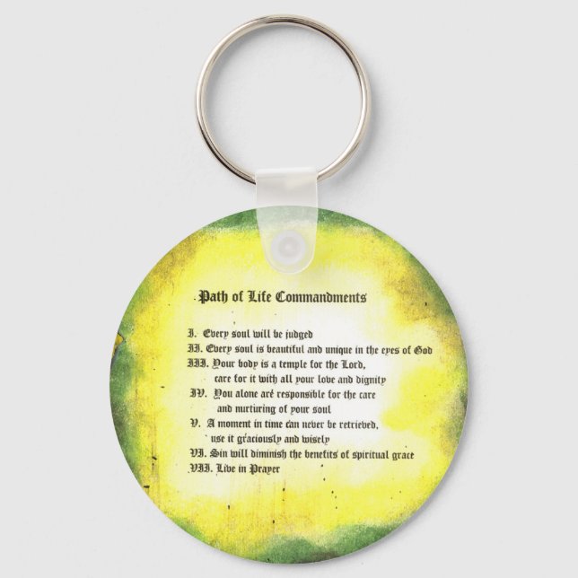 Väg of Life Commandations Nyckelring (Framsida)
