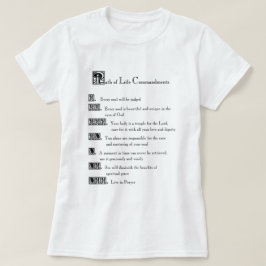 Väg of Life Commandations T-shirt
