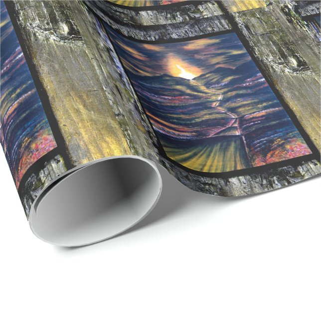 Väg of Life Presentpapper (Rullad Hörn)