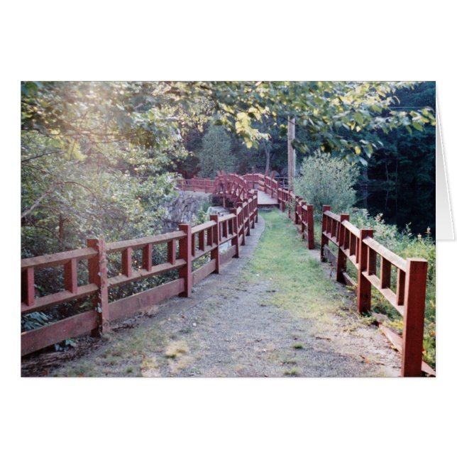 Väg okänd hälsningskort (Framsidan Horizontal)