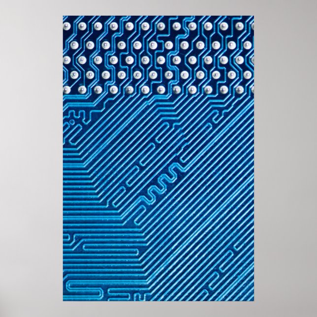 Väg på en datorskylt poster (Framsidan)