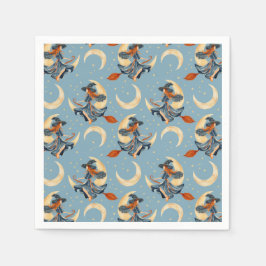 Väg på nuvarande måne pappersservett