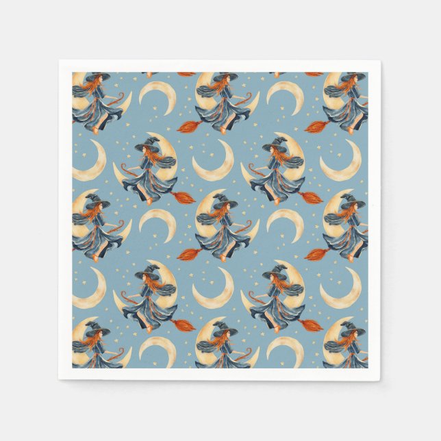 Väg på nuvarande måne pappersservett (Framsidan)