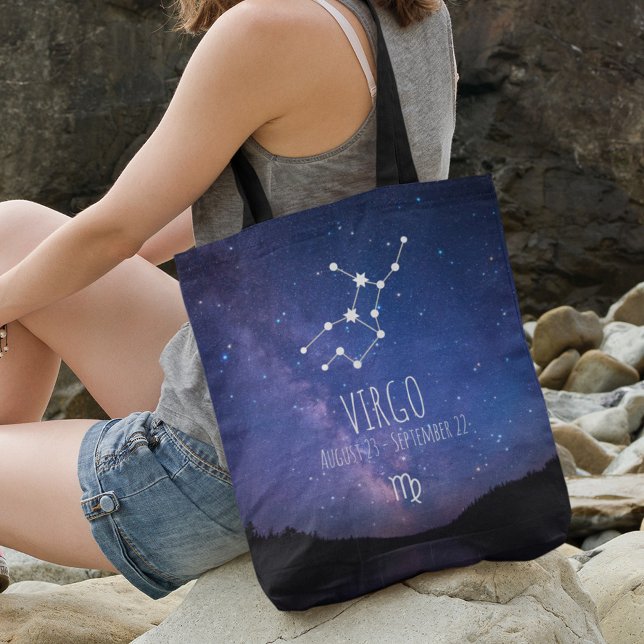 Våg | Personlig Zodiac Constellation Tygkasse (Skapare uppladdad)