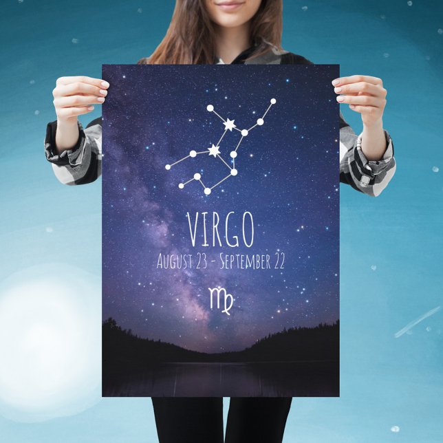 Våg | Poster av zodiakkonstellation av Personlig (Skapare uppladdad)