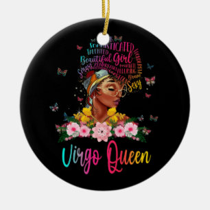 Våg Queen Black Women Persistent BeSnygg Julgransprydnad Keramik