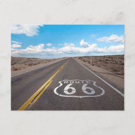 Väg-resa Route 66 vykort
