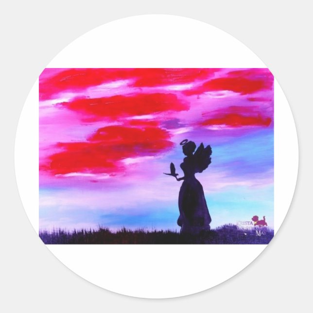 Våg Runt Klistermärke (Framsida)