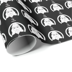 Våg Silhouette Wrapping Papper Presentpapper