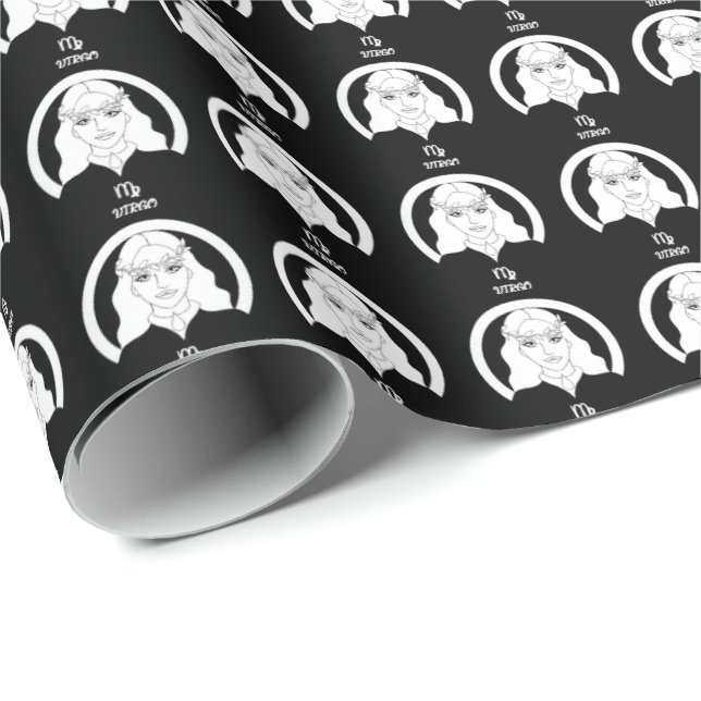 Våg Silhouette Wrapping Papper Presentpapper (Rullad Hörn)
