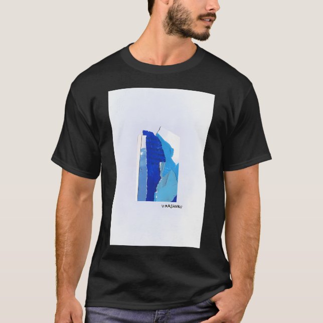 Våg-Sky Fisk T Shirt (Framsida)