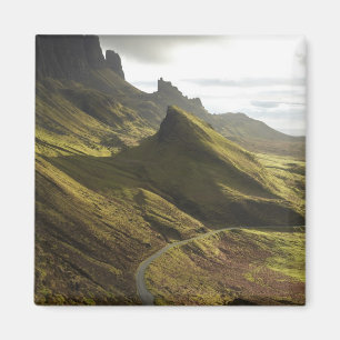Väg som går upp till The Quiraing, Isle of Skye, Magnet