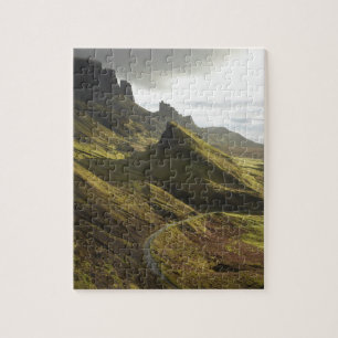 Väg som går uppåt The Quiraing, Isle of Skye, Pussel