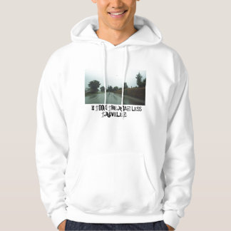väg som resas mindre ..... sweatshirt med luva