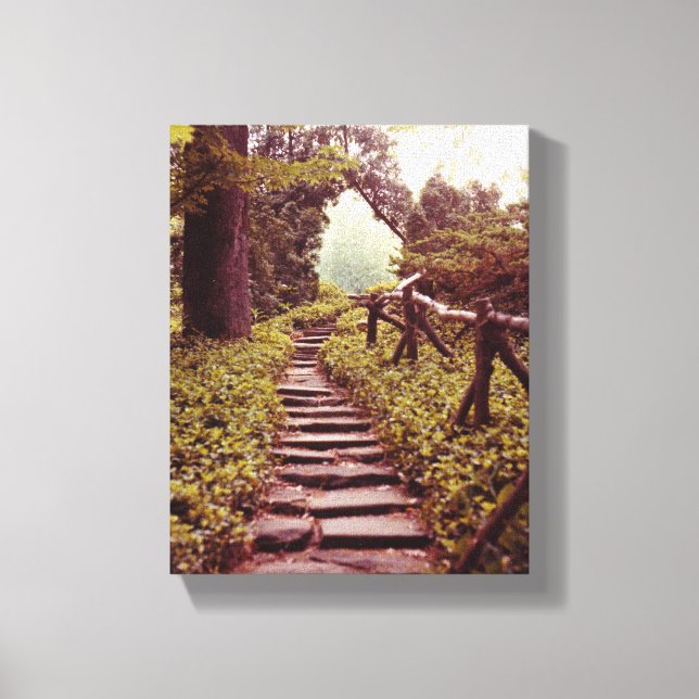 Väg som tänder canvastryck (Framsida)